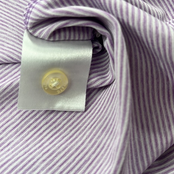 Vineyard Vines Women's XS Purple Stripe Performance Polo Shirt - Picture 5 of 11